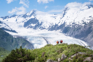 Paisaje de glaciares en Alaska